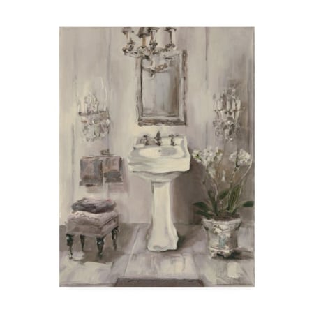 Marilyn Hageman 'French Bath Iii Gray' Canvas Art,14x19